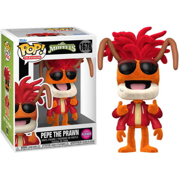 Prolectables - Muppets - Pepe the Prawn (Flocked) Pop! Vinyl