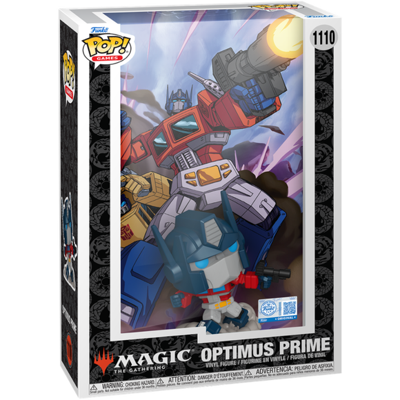Prolectables - Transformers X Magic: The Gathering - Optimus Prime Pop! Cover