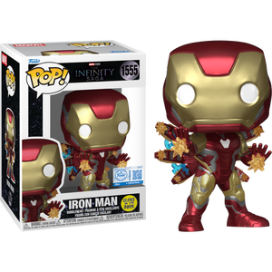 Prolectables - Avengers: Endgame - Iron Man Exclusive Glow Pop! Plus