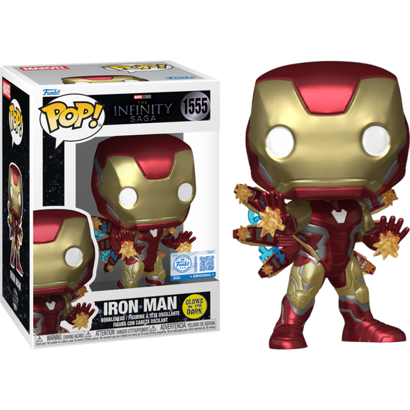 Prolectables - Avengers: Endgame - Iron Man Exclusive Glow Pop! Plus