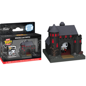 Prolectables - Universal Monsters - Dracula's Castle witrh Dracula Bitty Pop! Town