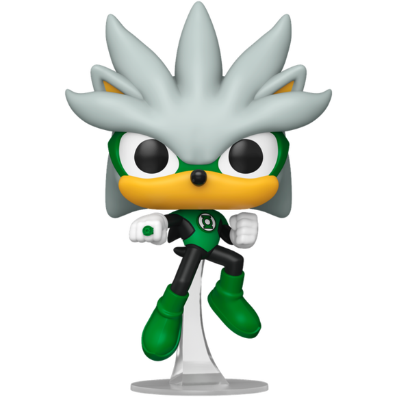 Prolectables - Justice League X Sonic the Hedgehog - Silver as Green Lantern Pop! Vinyl