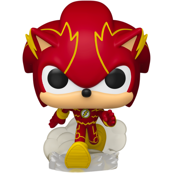 Prolectables - Justice League X Sonic the Hedgehog - Sonic as Flash Pop! Vinyl