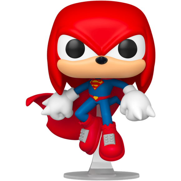 Prolectables - Justice League X Sonic the Hedgehog - Knuckles as Superman Pop! Vinyl