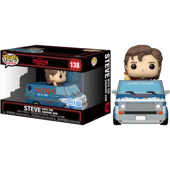 Prolectables - Stranger Things - Steve with Squawk Van Pop! Ride