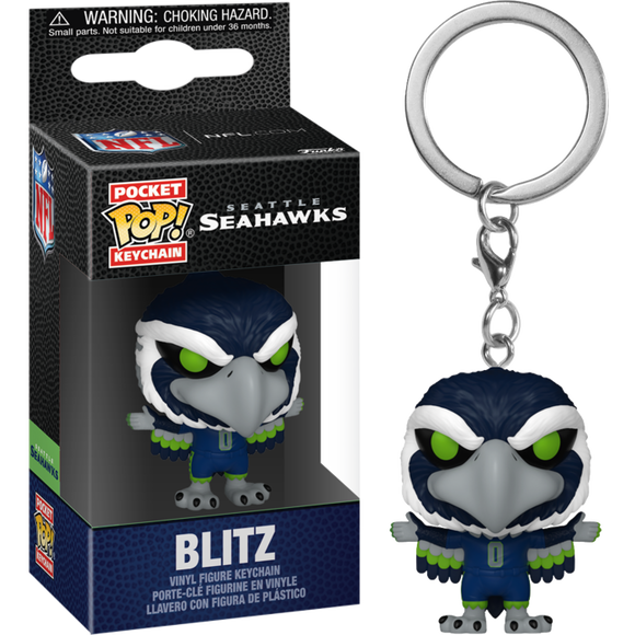 Prolectables - NFL: Mascots - Seattle Seahawks Blitz Pop! Keychain