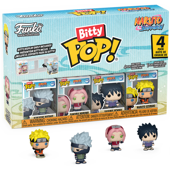 Prolectables - Naruto Team 7 Bitty Pop! 4-Pack
