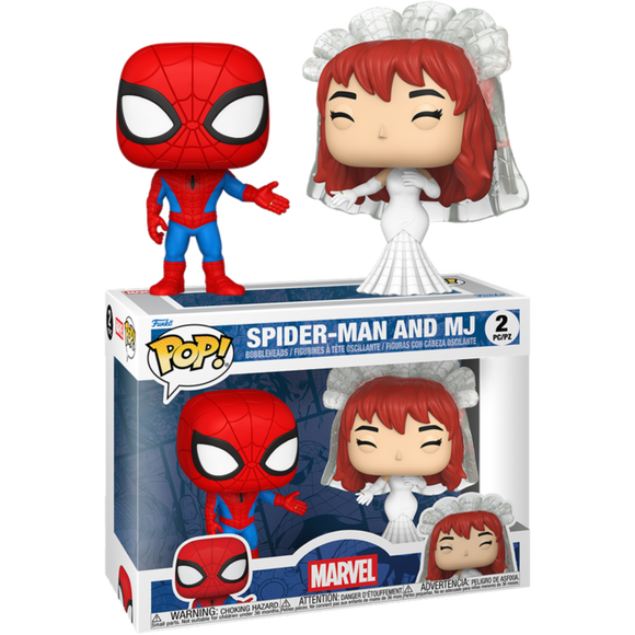 Prolectables - Marvel Comics - Spider-Man & MJ Pop! Vinyl 2-Pack