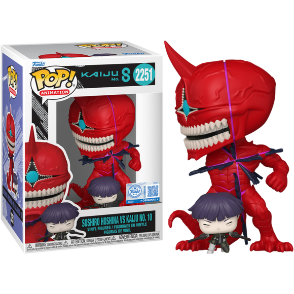 Prolectables - Kaiju No.8 - Soshiro Hoshina Vs Kaiju No.10 US Exclusive Pop! Vinyl