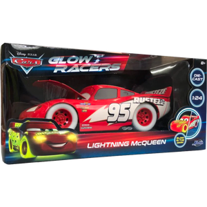 Prolectables - Cars - Lightning McQueen Glow 1:24 Diecast Vehicle