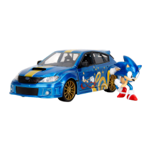 Prolectables - Sonic - Subaru STI with Sonic Figure 1:24 Scale Diecast Vehicle