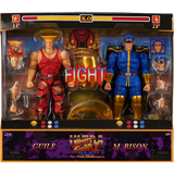 Prolectables - Street Fighter II – 1:12 Guile vs. M. Bison Action Figure 2-Pack