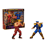 Prolectables - Street Fighter II – 1:12 Guile vs. M. Bison Action Figure 2-Pack