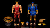 Prolectables - Street Fighter II – 1:12 Guile vs. M. Bison Action Figure 2-Pack