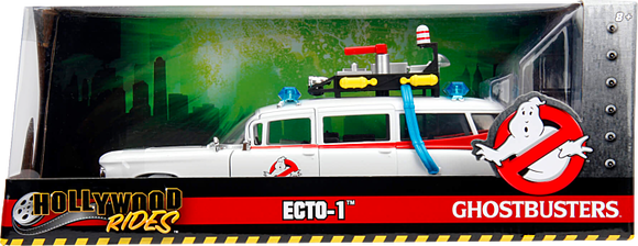 Prolectables - Ghostbusters (1984) - Ecto-1 Hollywood Rides 1:24 Scale Diecast Vehicle