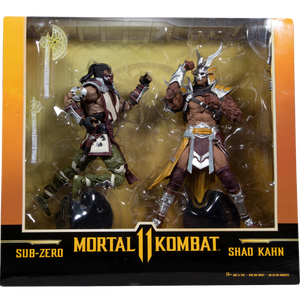 Prolectables - Mortal Kombat - Sub-Zero vs Shao Khan 7" Action Figure 2-pack