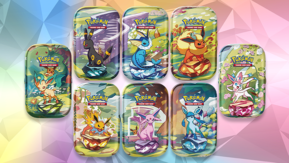 POKÉMON TCG Scarlet & Violet 8.5 Prismatic Evolutions Mini Tin