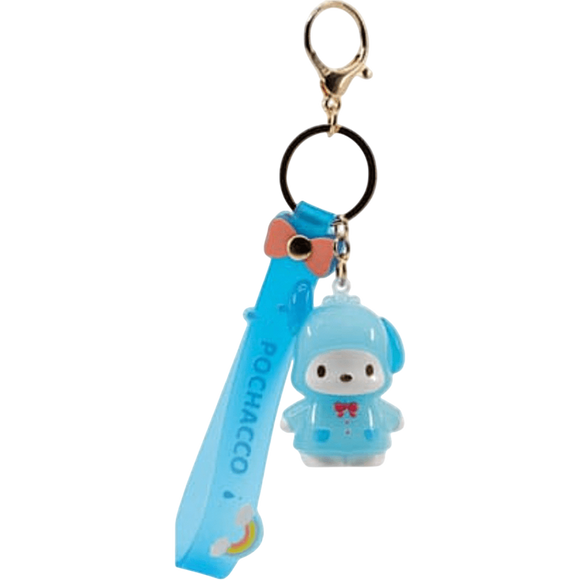 Hello Kitty and Friends - Raincoat Series Boxed Keychain with Hand Strap (Pochacco)