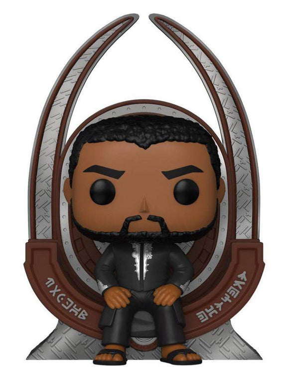 Black Panther (2018) - T’Challa on Throne Pop! Deluxe