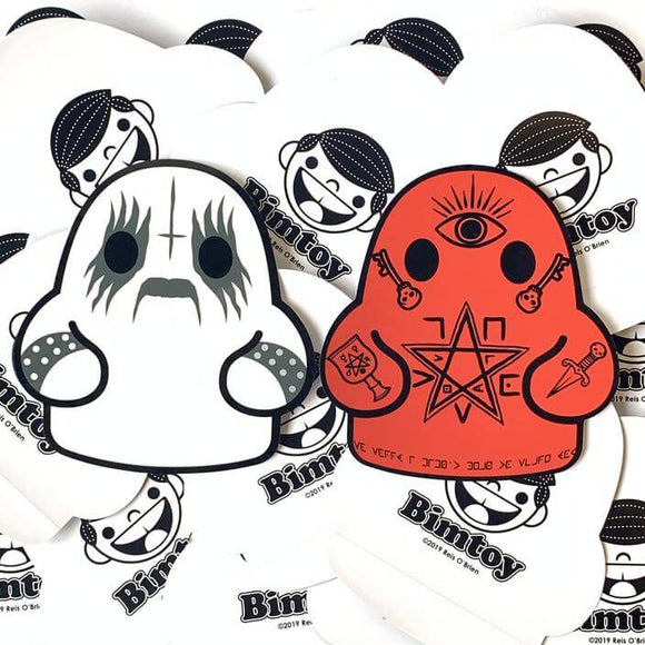 Tiny Ghost (Black Metal & Reverse Death Cult) LE 350 Sticker Pack