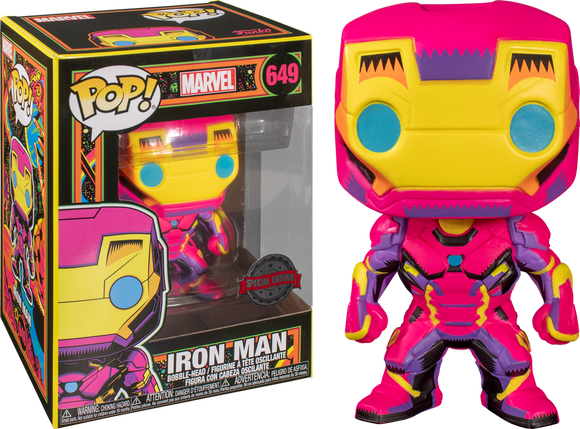 Marvel Comics - Iron Man Black Light Pop! Vinyl
