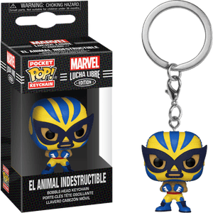 X-Men - Luchadore Wolverine Pocket Pop! Keychain