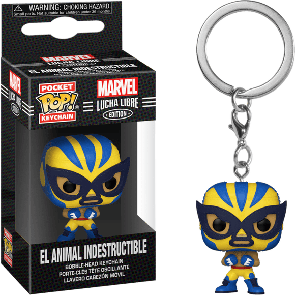 X-Men - Luchadore Wolverine Pocket Pop! Keychain