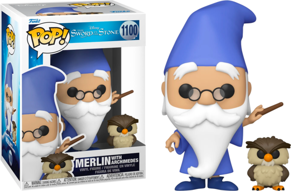 Prolectables - The Sword in the Stone - Merlin with Archimedes Pop! Vinyl