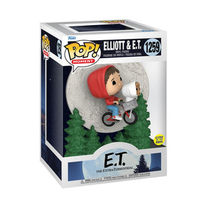 Prolectables - E.T. the Extra-Terrestrial - Elliot & E.T. Bike Flying Glow Pop! Moment