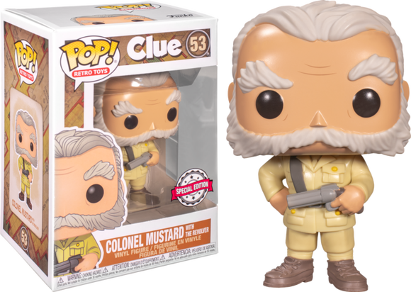 Prolectables - Clue - Colonel Mustard with Revolver Pop! Vinyl