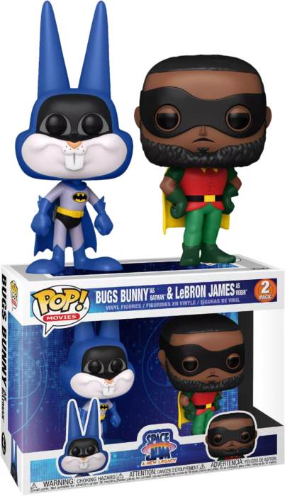 Prolectables - Space Jam 2: A New Legacy - Bugs Bunny as Batman & LeBron James as Robin US Exc Pop! 2-Pack