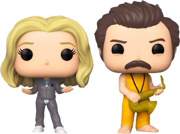 Prolectables - Parks and Recreation - Locked In Ron & Leslie Pop! Vinyl 2-Pack