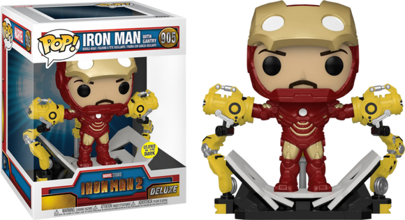 Prolectables - Iron Man 2 - Iron Man Mark IV with Gantry Glow Pop! Deluxe