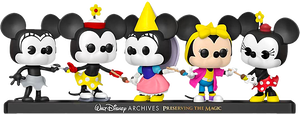 Prolectables - Mickey Mouse - Minnie Mouse Pop! Vinyl 5-Pack