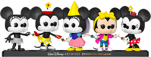 Prolectables - Mickey Mouse - Minnie Mouse Pop! Vinyl 5-Pack