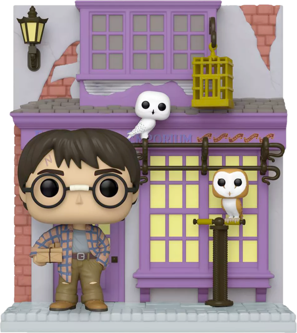 Prolectables - Harry Potter - Madam Malkin's Owl Emporium with Harry Diagon Alley Pop! Deluxe
