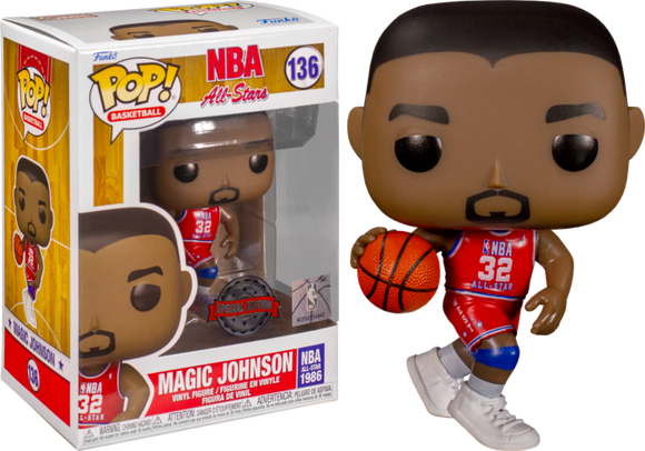 Prolectables - NBA: Legends - Magic Johnson Red All Star Pop! Vinyl