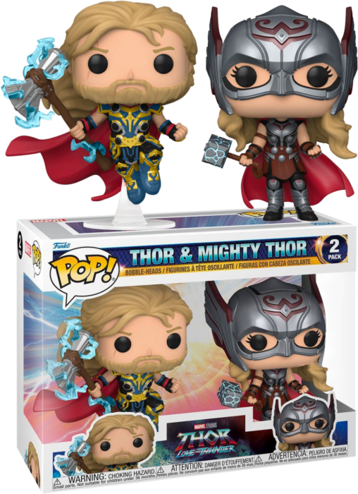 Prolectables - Thor 4: Love and Thunder - Thor & Mighty Thor Pop! 2Pk RS