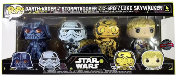 Prolectables - Star Wars - Retro Series Pop! 4-Pack