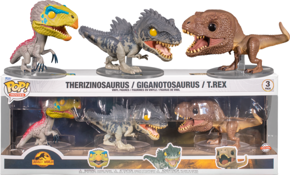 Prolectables - Jurassic World 3: Dominion - Dinosaurs Pop! 3-Pack