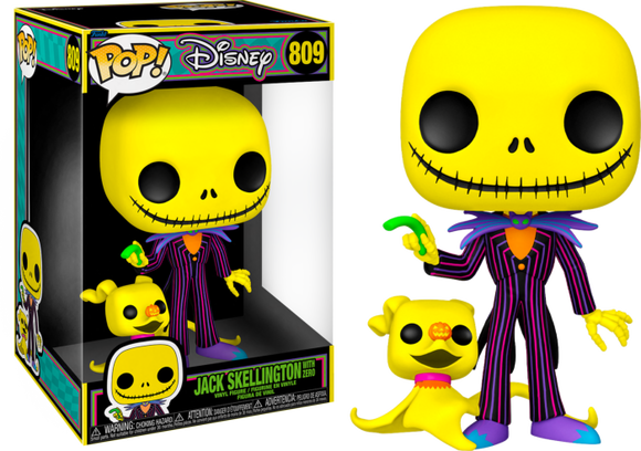 Prolectables - The Nightmare Before Christmas - Jack Skellington & Zero Black Light 10