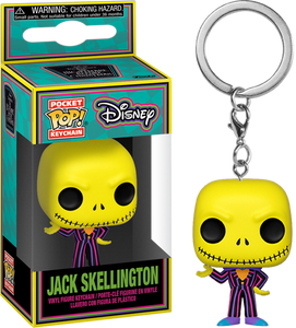 Prolectables - The Nightmare Before Christmas - Jack Black Light Pocket Pop! Keychain