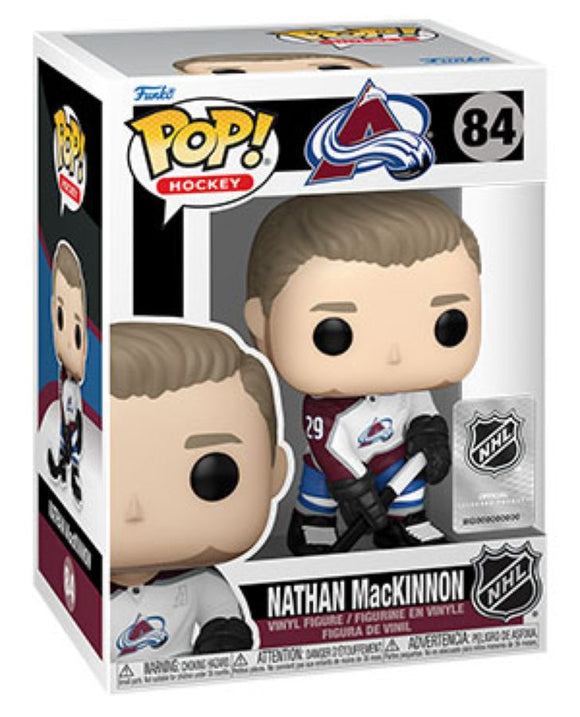 Prolectables - NHL: Avalanche - Nathan Mackinnon (Away Jersey) Pop! Vinyl