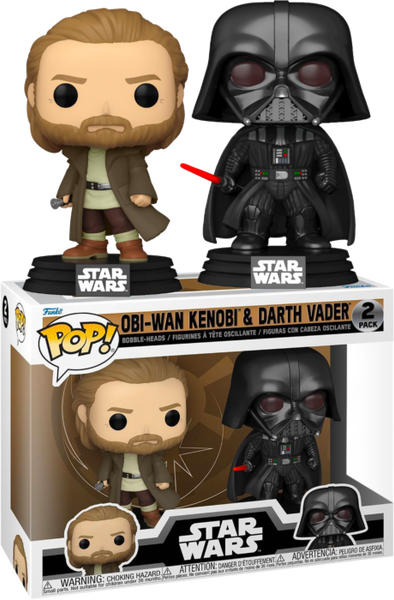 Pop! Dark Vador à tête branlante en vinyle Obi-Wan Kenobi de Star