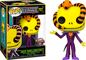 Prolectables - The Nightmare Before Christmas - Jack with Snake Black Light Pop! Vinyl