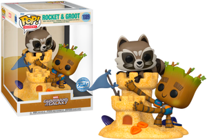 Prolectables - Marvel - Rocket & Groot Beach Day Pop! Moment