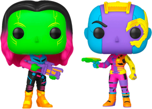 Prolectables - Guardians of the Galaxy: Vol. 2 - Gamora & Nebula Black Light Pop! 2-Pack