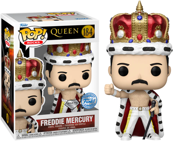 Prolectables - Queen - Freddie Mercury King Diamond Glitter Pop! Vinyl