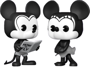 Prolectables - Disney - Pilot Mickey & Minnie D23 Pop! Vinyl 2-Pack