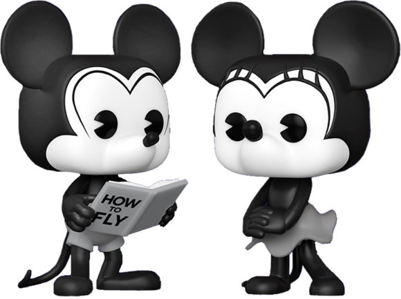 Prolectables - Disney - Pilot Mickey & Minnie D23 Pop! Vinyl 2-Pack